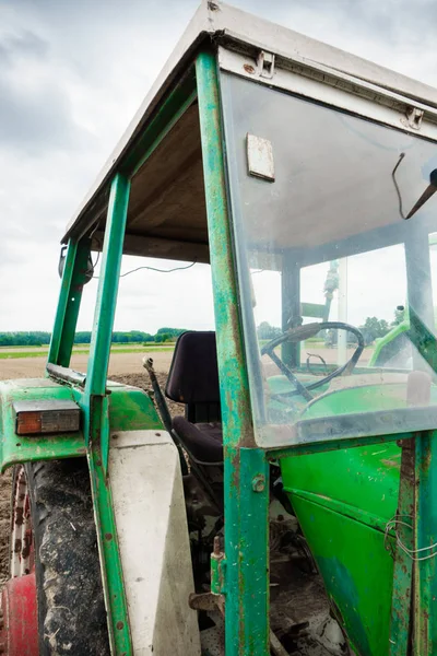 Close Old Tractor — Stock Photo, Image