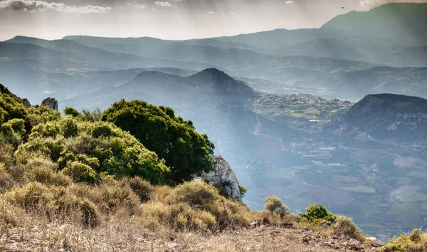 Valle Montaña Archanes Creta Grecia — Foto de Stock
