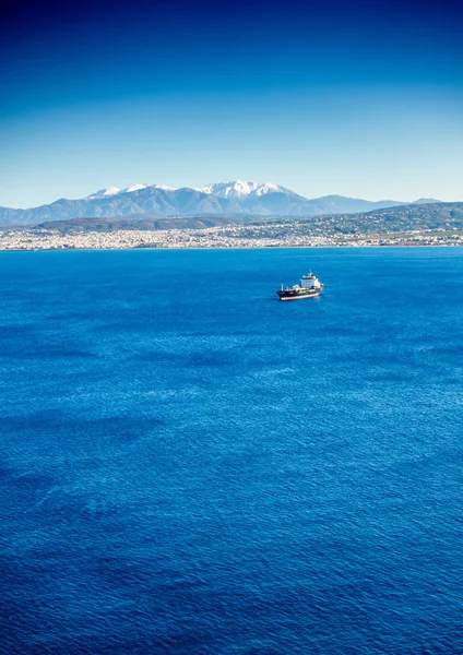 View Ship Sea Greece — Stock Photo, Image