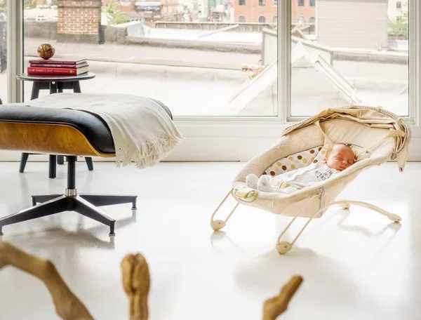 Adorable Bebé Recién Nacido Niño Durmiendo —  Fotos de Stock