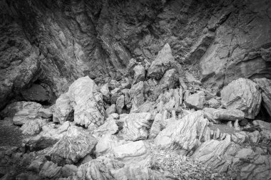 Patika tarafından cliff, Crete, Yunanistan