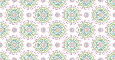 Vintage evrensel güzel arka plan animasyonlu Doğu desenleri ile. Retro moda zemin geometrik süsleme ile. 4 k çözünürlüklü Ultra Hd duvar kağıdı