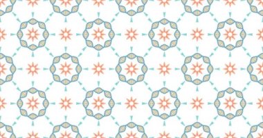 Vintage evrensel güzel arka plan animasyonlu Doğu desenleri ile. Retro moda zemin geometrik süsleme ile. 4 k çözünürlüklü Ultra Hd duvar kağıdı