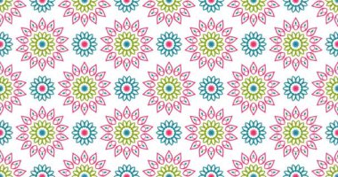 Vintage evrensel güzel arka plan animasyonlu Doğu desenleri ile. Retro moda zemin geometrik süsleme ile. 4 k çözünürlüklü Ultra Hd duvar kağıdı