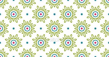 Vintage evrensel güzel arka plan animasyonlu Doğu desenleri ile. Retro moda zemin geometrik süsleme ile. 4 k çözünürlüklü Ultra Hd duvar kağıdı