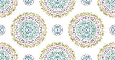 Vintage evrensel güzel arka plan animasyonlu Doğu desenleri ile. Retro moda zemin geometrik süsleme ile. 4 k çözünürlüklü Ultra Hd duvar kağıdı