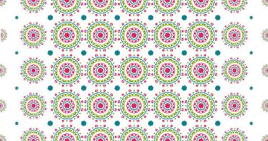 Vintage evrensel güzel arka plan animasyonlu Doğu desenleri ile. Retro moda zemin geometrik süsleme ile. 4 k çözünürlüklü Ultra Hd duvar kağıdı