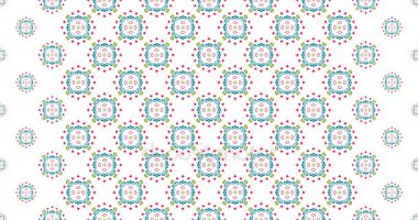 Duvar kağıdı 4k DCI. Vintage evrensel güzel arka plan animasyonlu Doğu desenleri ile. Retro moda zemin ile geometrik süsleme.