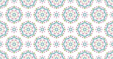 Duvar kağıdı 4k DCI. Vintage evrensel güzel arka plan animasyonlu Doğu desenleri ile. Retro moda zemin ile geometrik süsleme.