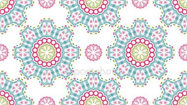 4 k çözünürlüklü tam Ultra Hd. Vintage evrensel güzel arka plan animasyonlu Doğu desenleri ile duvar kağıdı. Retro moda zemin ile geometrik süsleme.