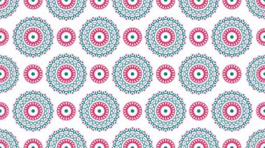 4 k çözünürlüklü tam Ultra Hd. Vintage evrensel güzel arka plan animasyonlu Doğu desenleri ile duvar kağıdı. Retro moda zemin ile geometrik süsleme.