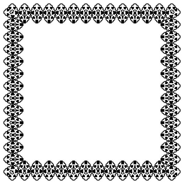 Decoratieve vintage frame. Grens patroon vector — Stockvector