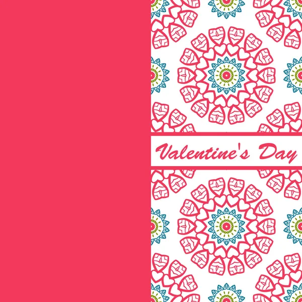 Sevgililer günü vintage kartı vith yazı ve desenler arka plan