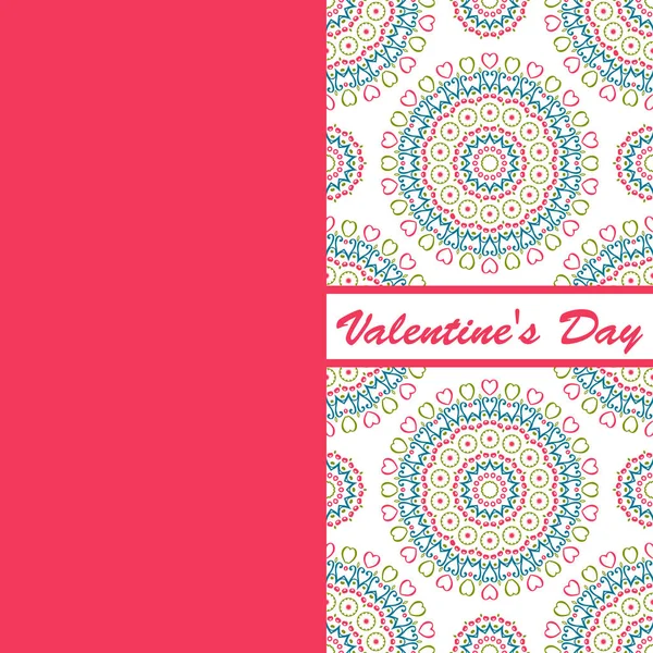 Sevgililer günü vintage kartı vith yazı ve desenler arka plan