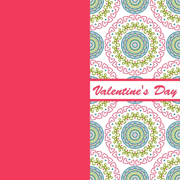 Sevgililer günü vintage kartı vith yazı ve desenler arka plan