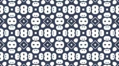 4 k farklı renk seçenekleri sunan video arka plan döngü animasyon desen. Modern soyut kaleydoskop hareket tasarım