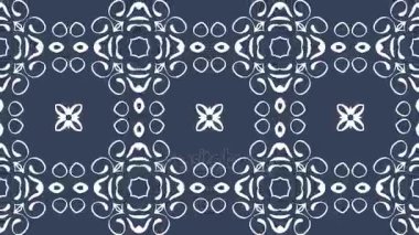 4 k farklı renk seçenekleri sunan video arka plan döngü animasyon desen. Modern soyut kaleydoskop hareket tasarım