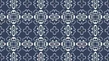 4 k farklı renk seçenekleri sunan video arka plan döngü animasyon desen. Modern soyut kaleydoskop hareket tasarım