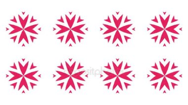 4 k farklı renk seçenekleri sunan video arka plan döngü animasyon desen. Modern soyut kaleydoskop hareket tasarım