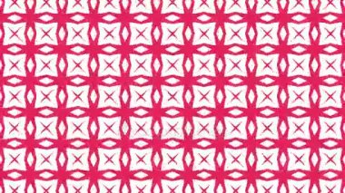 4 k farklı renk seçenekleri sunan video arka plan döngü animasyon desen. Modern soyut kaleydoskop hareket tasarım