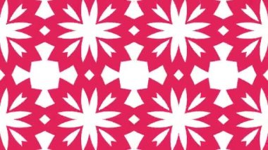 4 k farklı renk seçenekleri sunan video arka plan döngü animasyon desen. Modern soyut kaleydoskop hareket tasarım