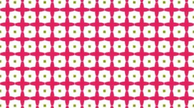 4 k farklı renk seçenekleri sunan video arka plan döngü animasyon desen. Modern soyut kaleydoskop hareket tasarım