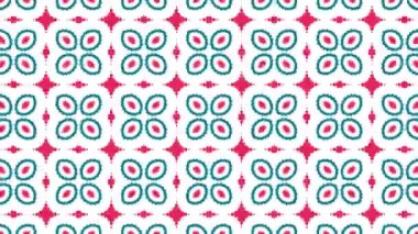 4 k farklı renk seçenekleri sunan video arka plan döngü animasyon desen. Modern soyut kaleydoskop hareket tasarım