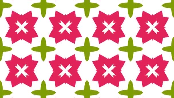 Modèle d'animation de boucle d'arrière-plan vidéo kaléidoscopique 4K. Conception de mouvement kaléidoscope abstrait moderne 