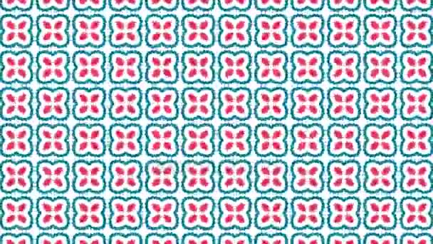 Modèle d'animation de boucle d'arrière-plan vidéo kaléidoscopique 4K. Conception de mouvement kaléidoscope abstrait moderne 