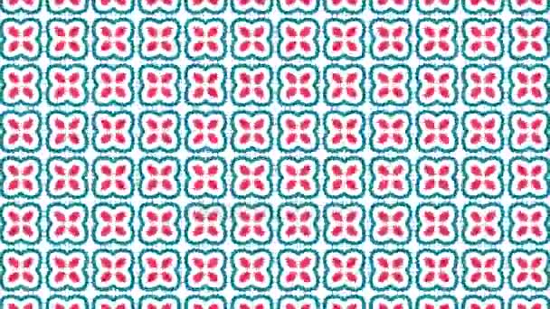 4K Kaleidoscopic video background loop animation pattern. Modern abstract kaleidoscope motion design — Stock Video