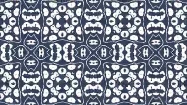 4 k farklı renk seçenekleri sunan video arka plan döngü animasyon desen. Modern soyut kaleydoskop hareket tasarım