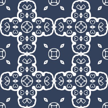 Evrensel farklı Dikişsiz desen (döşeme). Sonsuz doku duvar kağıdı, desen dolgularını, web sayfası arka planı, yüzey dokuları için kullanılabilir. Modern tasarım süsleme