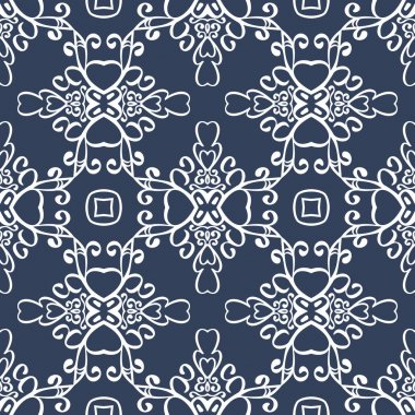 Evrensel farklı Dikişsiz desen (döşeme). Sonsuz doku duvar kağıdı, desen dolgularını, web sayfası arka planı, yüzey dokuları için kullanılabilir. Modern tasarım süsleme