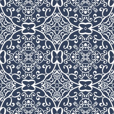 Evrensel farklı Dikişsiz desen (döşeme). Sonsuz doku duvar kağıdı, desen dolgularını, web sayfası arka planı, yüzey dokuları için kullanılabilir. Modern tasarım süsleme