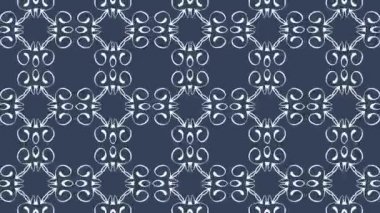 4 k farklı renk seçenekleri sunan video arka plan döngü animasyon desen. Modern soyut kaleydoskop hareket tasarım