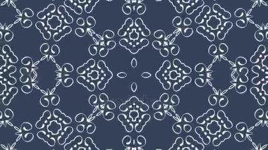 4 k farklı renk seçenekleri sunan video arka plan döngü animasyon desen. Modern soyut kaleydoskop hareket tasarım