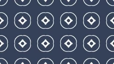 4 k farklı renk seçenekleri sunan video arka plan döngü animasyon desen. Modern soyut kaleydoskop hareket tasarım