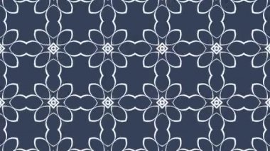 4 k farklı renk seçenekleri sunan video arka plan döngü animasyon desen. Modern soyut kaleydoskop hareket tasarım