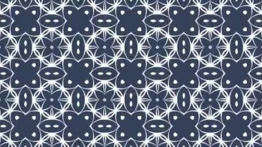 4 k farklı renk seçenekleri sunan video arka plan döngü animasyon desen. Modern soyut kaleydoskop hareket tasarım