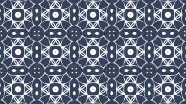 4 k farklı renk seçenekleri sunan video arka plan döngü animasyon desen. Modern soyut kaleydoskop hareket tasarım