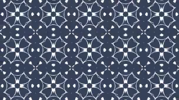 Modèle d'animation de boucle d'arrière-plan vidéo kaléidoscopique 4K. Conception de mouvement kaléidoscope abstrait moderne 