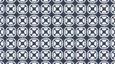 4 k farklı renk seçenekleri sunan video arka plan döngü animasyon desen. Modern soyut kaleydoskop hareket tasarım