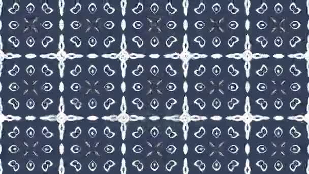 Patrón de animación de bucle de fondo de vídeo caleidoscópico 4K. Caleidoscopio abstracto moderno diseño de movimiento — Vídeos de Stock