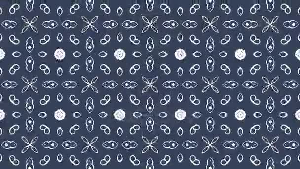 4k kaleidoskopisches Animationsmuster in der Hintergrundschleife. modernes abstraktes Kaleidoskop des Bewegungsdesigns — Stockvideo