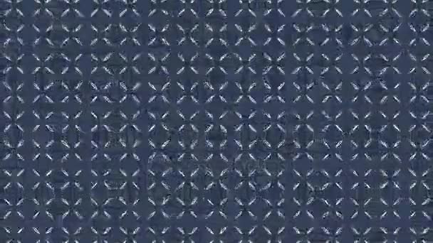 Modèle d'animation de boucle d'arrière-plan vidéo kaléidoscopique 4K. Conception de mouvement kaléidoscope abstrait moderne 