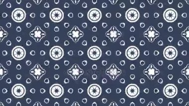 4 k farklı renk seçenekleri sunan video arka plan döngü animasyon desen. Modern soyut kaleydoskop hareket tasarım