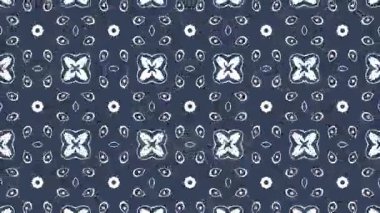 4 k farklı renk seçenekleri sunan video arka plan döngü animasyon desen. Modern soyut kaleydoskop hareket tasarım