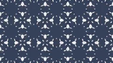 4 k farklı renk seçenekleri sunan video arka plan döngü animasyon desen. Modern soyut kaleydoskop hareket tasarım