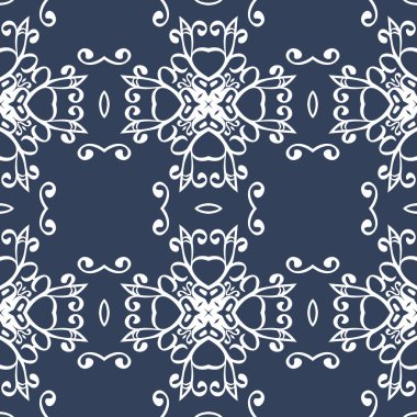 Evrensel farklı Dikişsiz desen (döşeme). Sonsuz doku duvar kağıdı, desen dolgularını, web sayfası arka planı, yüzey dokuları için kullanılabilir. Modern tasarım süsleme