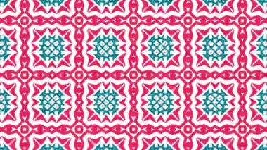 Hipnotik sürekli değişen sahne görsel döngü arka plan müzik için. Soyut çok renkli hareketli grafikler. Güzel parlak süsleme.